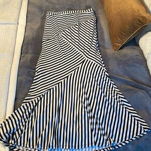 M.I.K.O striped maxi skirt